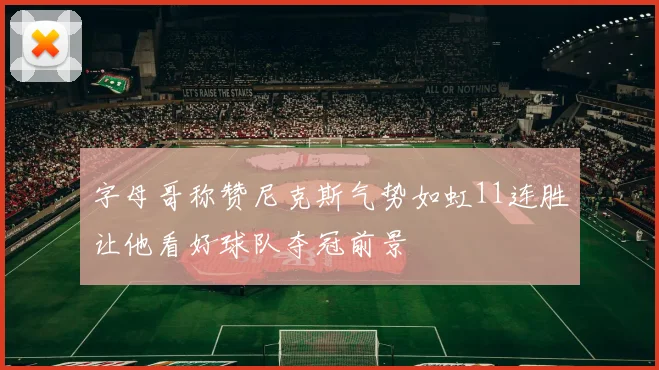 字母哥称赞尼克斯气势如虹11连胜让他看好球队夺冠前景